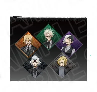 Contents Seed Anime "Dr. STONE" Flat Pouch Black Suit ver. รูปภาพ 1
