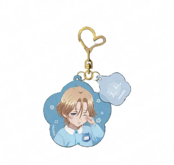 Contents Seed Movie "Cute High Earth Defense Club ETERNAL LOVE!" Acrylic Keychain En-kun Beppu Kindergarten ver. Bild 1