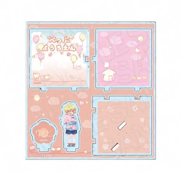 Contents Seed Movie "Cute High Earth Defense Club ETERNAL LOVE!" Acrylic Diorama Yumoto-kun Beppu Kindergarten ver. รูปภาพ 1