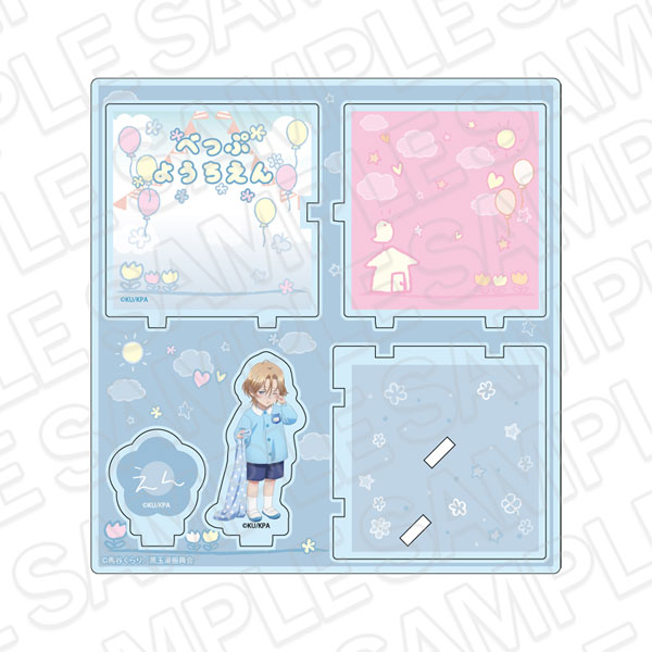 Contents Seed Movie "Cute High Earth Defense Club ETERNAL LOVE!" Acrylic Diorama En-kun Beppu Kindergarten ver.