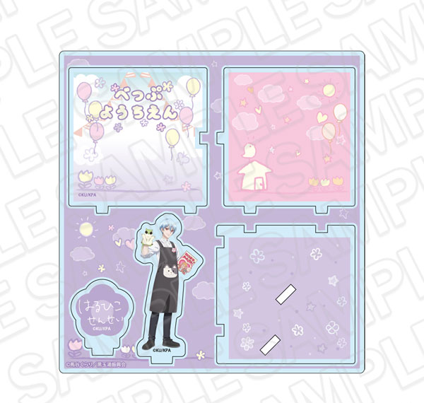 Contents Seed Movie "Cute High Earth Defense Club ETERNAL LOVE!" Acrylic Diorama Mr. Haruhiko Beppu Kindergarten ver. Bild 1