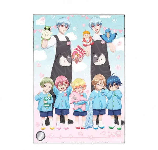 Contents Seed Movie "Cute High Earth Defense Club ETERNAL LOVE!" Mini Acrylic Art Beppu Kindergarten ver. Bild 1