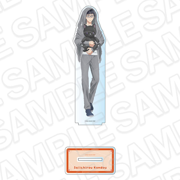 Contents Seed TV Anime "The Affairs of the Other World Depend on the Corporate Slave" Deka Acrylic Stand Seiichiro Kondo
