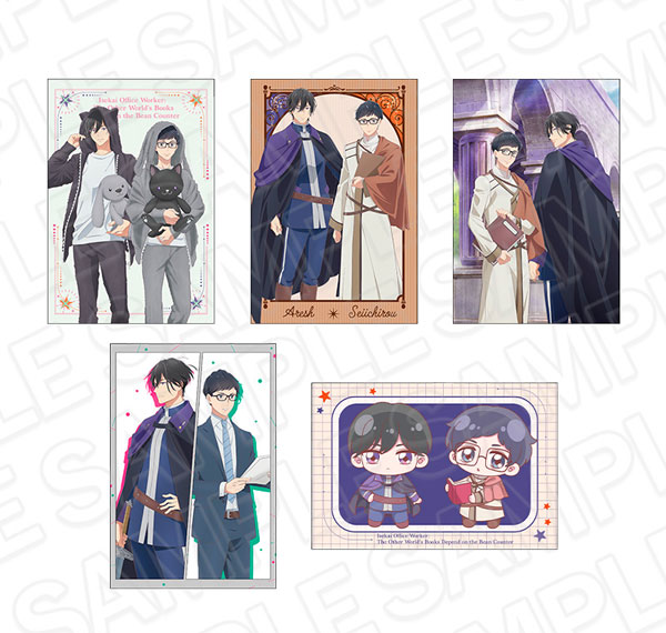 Contents Seed TV Anime "The Affairs of the Other World Depend on the Corporate Slave" Postcard Set รูปภาพ 1