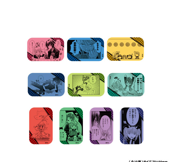ATFES Shugo-chara! Panel Square Tin Badge Hana Nari Hanayashiki Complete Set รูปภาพ 1