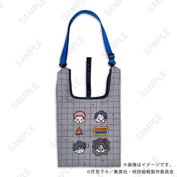 MirkWood Jujutsu Kaisen Bee's Knees Mini Eco Bag w/Shoulder Strap A (Itadori / Fushiguro / Okkotsu / Choso)