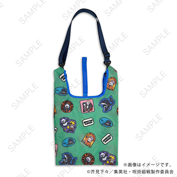 MirkWood Jujutsu Kaisen Bee's Knees Mini Eco Bag w/Shoulder Strap D (Itadori / Fushiguro / Panda / Hakari / Kirara)