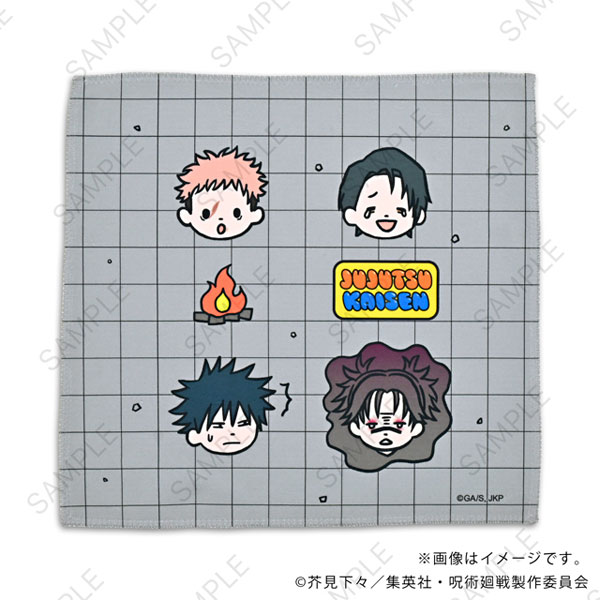 MirkWood Jujutsu Kaisen Bee's Knees Hand Towel A (Itadori / Fushiguro / Okkotsu / Choso)
