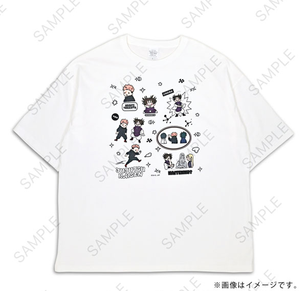 MirkWood Jujutsu Kaisen Bee's Knees Big T-shirt C (Itadori / Choso / Tsukumo / Tengen) รูปภาพ 1