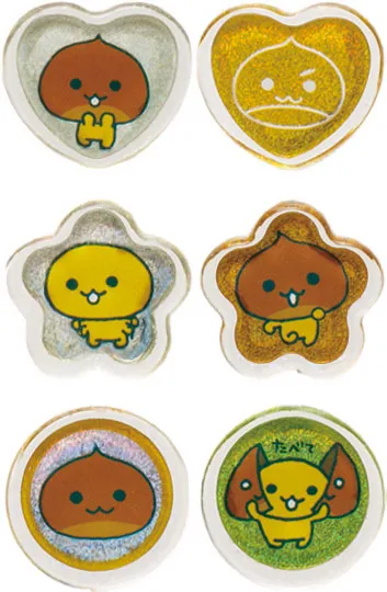 San-x SE75309 Sticker Bits Amaguri-chan รูปภาพ 1