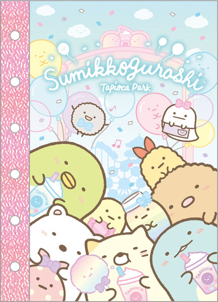 San-x SE75602 6 Hole Sticker Notebook Sumikko Gurashi