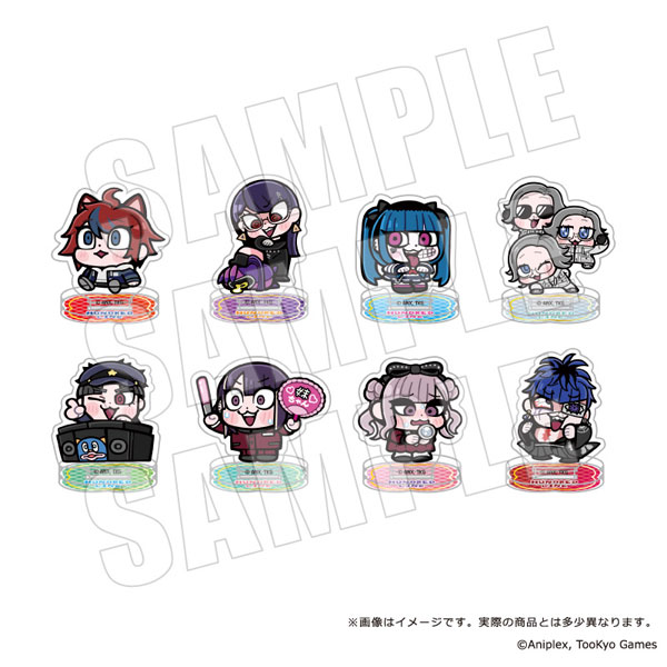 empty HUNDRED LINE -LAST DEFENSE ACADEMY- x Bkub Acrylic Stand 8Pack BOX