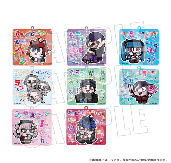 empty HUNDRED LINE -LAST DEFENSE ACADEMY- x Bkub Dialogue Acrylic Keychain 8Pack BOX รูปภาพ 1