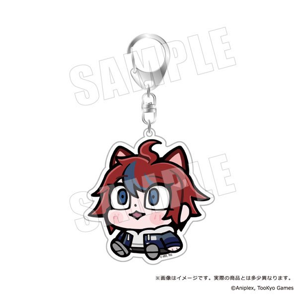 empty HUNDRED LINE -LAST DEFENSE ACADEMY- x Bkub Big Acrylic Keychain 01. Takumi Sumino
