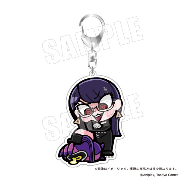 empty HUNDRED LINE -LAST DEFENSE ACADEMY- x Bkub Big Acrylic Keychain 02. Hiruko Shizuhara