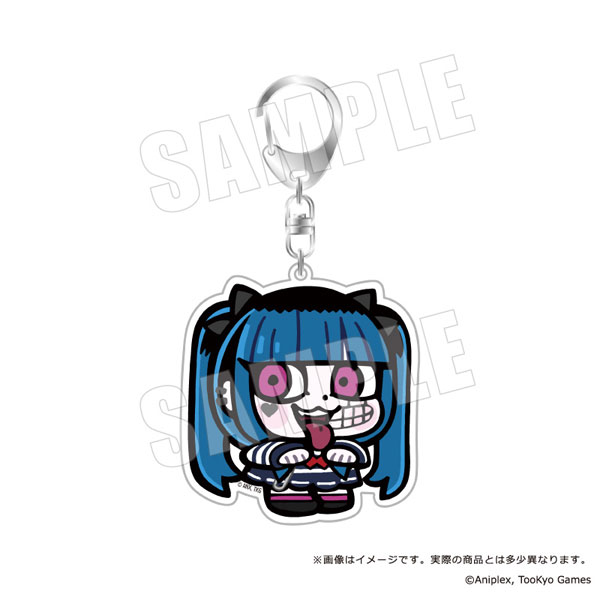 empty HUNDRED LINE -LAST DEFENSE ACADEMY- x Bkub Big Acrylic Keychain 03. Darumi Amemiya