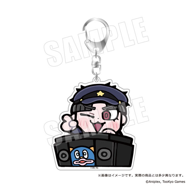 empty HUNDRED LINE -LAST DEFENSE ACADEMY- x Bkub Big Acrylic Keychain 05. Gaku Maruko