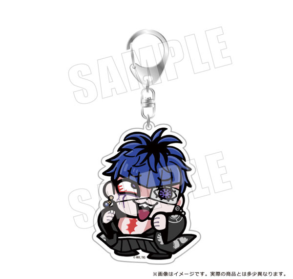 empty HUNDRED LINE -LAST DEFENSE ACADEMY- x Bkub Big Acrylic Keychain 08. Yugamu Omokage รูปภาพ 1
