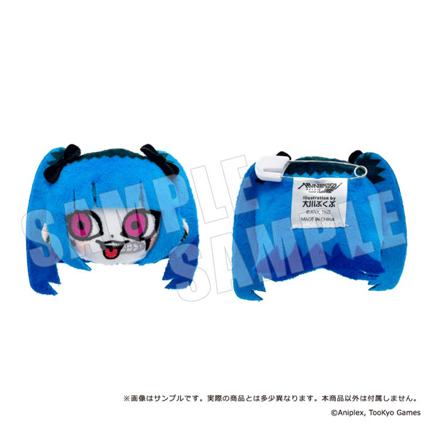 empty HUNDRED LINE -LAST DEFENSE ACADEMY- x Bkub Plush Badge 03. Darumi Amemiya