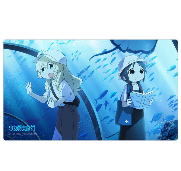 Curtain Damashii [Girls' Last Tour] New Illustration Rubber Mat (Aquarium) Bild 1