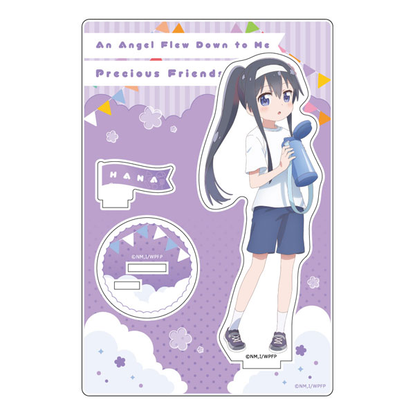 Curtain Damashii [Wataten!: An Angel Flew Down to Me: Precious Friends] New Illustration Acrylic Stand (Hana Shirosaki / Sports Day) Bild 1