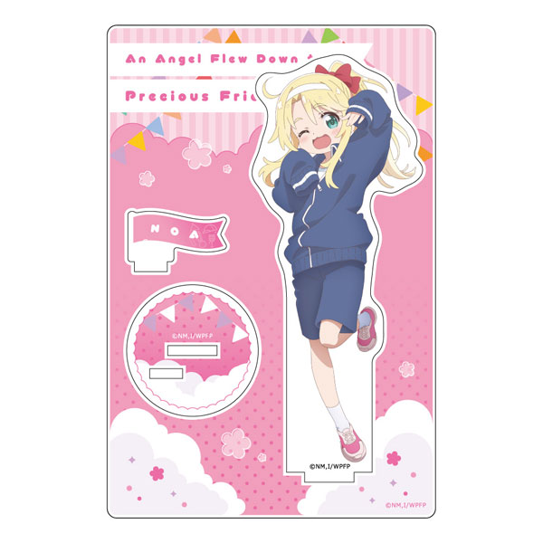 Curtain Damashii [Wataten!: An Angel Flew Down to Me: Precious Friends] New Illustration Acrylic Stand (Noa Himesaka / Sports Day) Bild 1