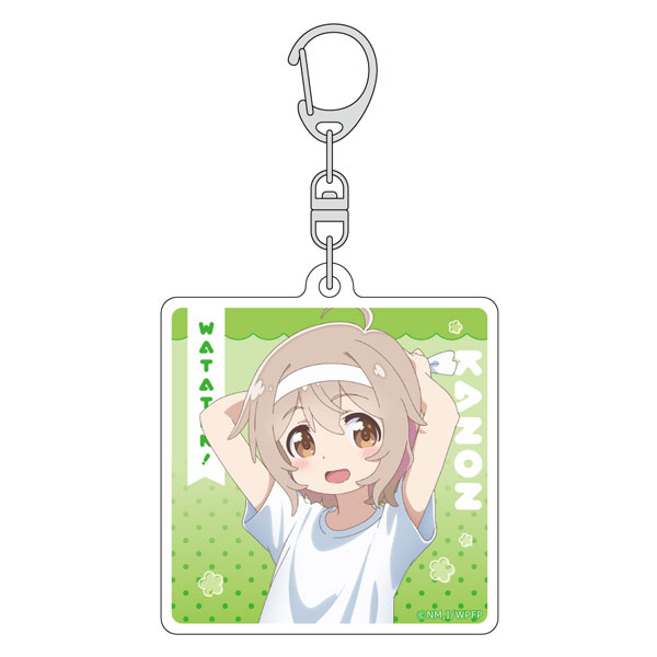 Curtain Damashii [Wataten!: An Angel Flew Down to Me Precious Friends] New Illustration Acrylic Keychain (Kanon Konomori / Sports Day) รูปภาพ 1