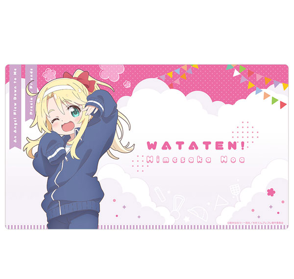 Curtain Damashii [Wataten!: An Angel Flew Down to Me Precious Friends] New Illustration Rubber Mat (Noa Himesaka / Sports Day) รูปภาพ 1