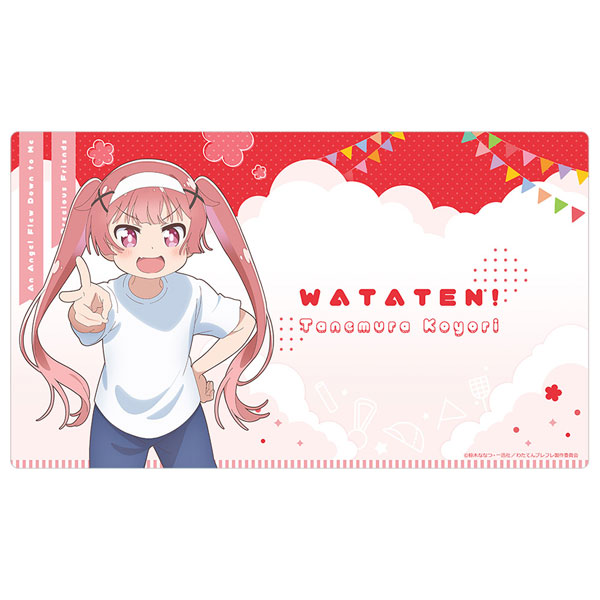 Curtain Damashii [Wataten!: An Angel Flew Down to Me Precious Friends] New Illustration Rubber Mat (Koyori Tanemura / Sports Day) Bild 1