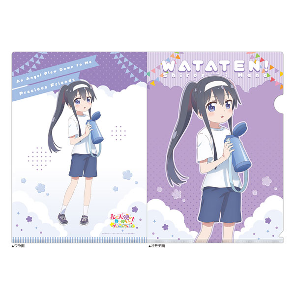 Curtain Damashii [Wataten!: An Angel Flew Down to Me Precious Friends] New Illustration Clear File (Hana Shirosaki / Sports Day) รูปภาพ 1