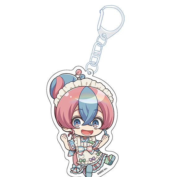 Penguin Parade Tasokare Hotel: Tsubomi Petanko Acrylic Keychain Kurea Nishizono Bild 1