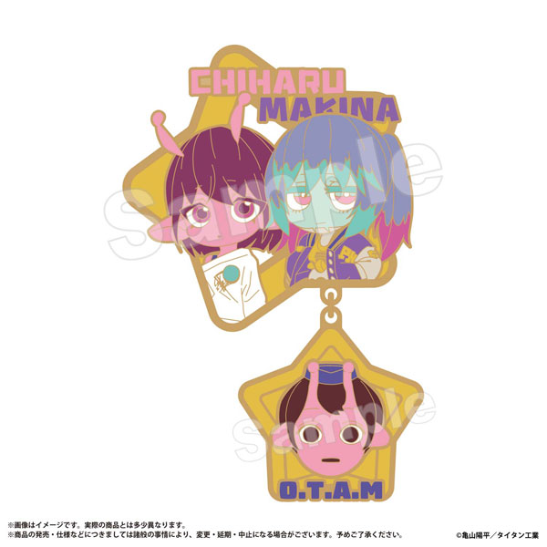 Marimo Craft Milky Subway: The Galactic Limited Express Collection Pin Badge Chiharu & Makina 图片 1