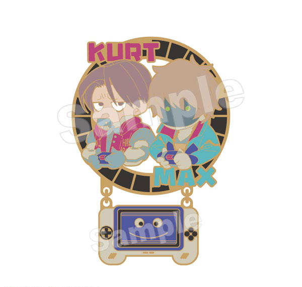 Marimo Craft Milky Subway: The Galactic Limited Express Collection Pin Badge Kurt & Max รูปภาพ 1