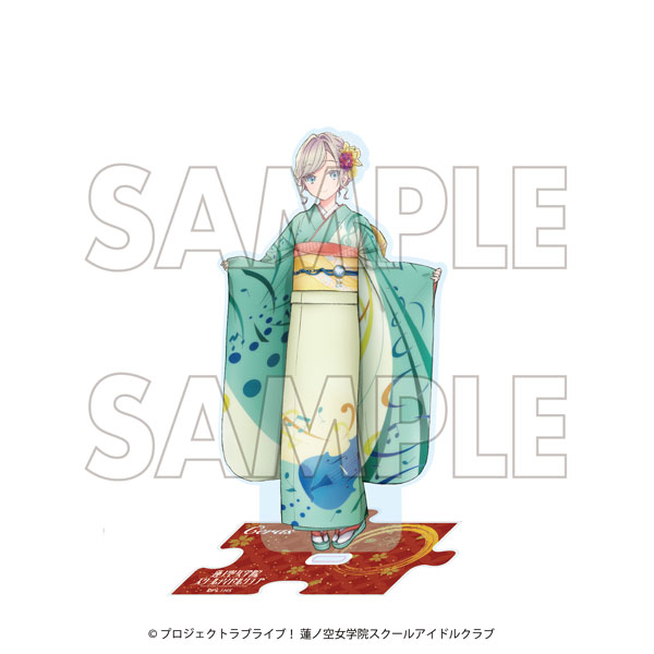 DMM.com Love Live! Hasunosora Girls' High School Idol Club x Kaga Yuzen Collaboration Vol.3 Acrylic Stand Ceras Yanagida Lilienfeld Bild 1