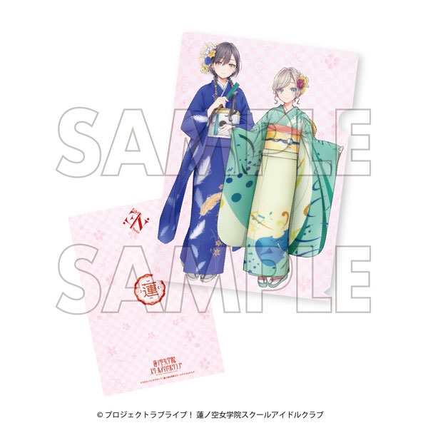 DMM.com Love Live! Hasunosora Girls' High School Idol Club x Kaga Yuzen Collaboration Vol.3 Clear File Edel Note