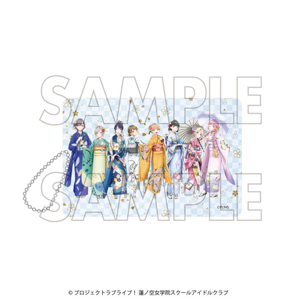 DMM.com Love Live! Hasunosora Girls' High School Idol Club x Kaga Yuzen Collaboration Vol.3 Card Case Group Illustration