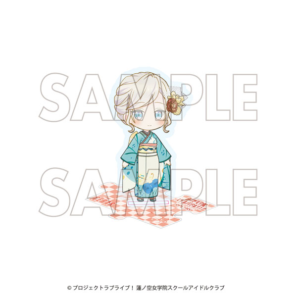 DMM.com Love Live! Hasunosora Girls' High School Idol Club x Kaga Yuzen Collaboration Vol.3 Mini Chara Acrylic Stand Ceras