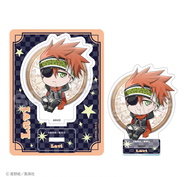 Stella Notes D.Gray-man Mini Chara Acrylic Mascot Marumado ver. Lavi B รูปภาพ 1