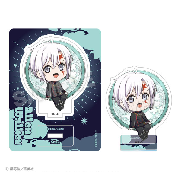 Stella Notes D.Gray-man Mini Chara Acrylic Mascot Marumado ver. Allen Walker C รูปภาพ 1