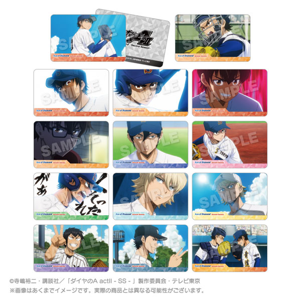 Stella Notes TV Anime "Ace of Diamond act II -Second Season-" Trading Memories Aurora Card 14Pack BOX