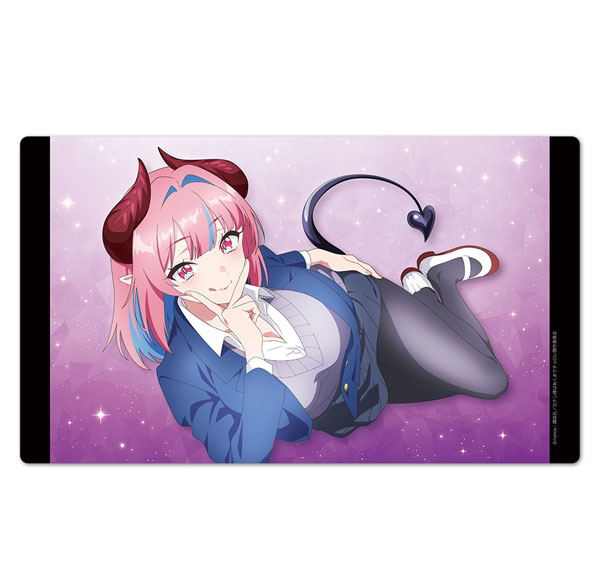 Azu Maker TV Anime "Mistress Kanan Is Devilishly Easy" Character Rubber Mat Kanan Takakiyo Nesoberi ver. Bild 1