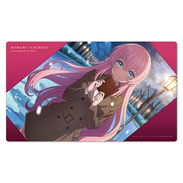 Azu Maker Youkoso Jitsuryoku Shijou Shugi no Kyoushitsu e Character Rubber Mat Honami Ichinose Valentine ver.