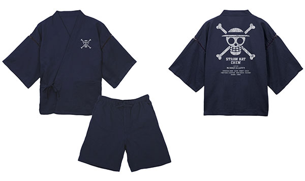 COSPA ONE PIECE Straw Hat Crew Jinbei /Navy - M (M - L)