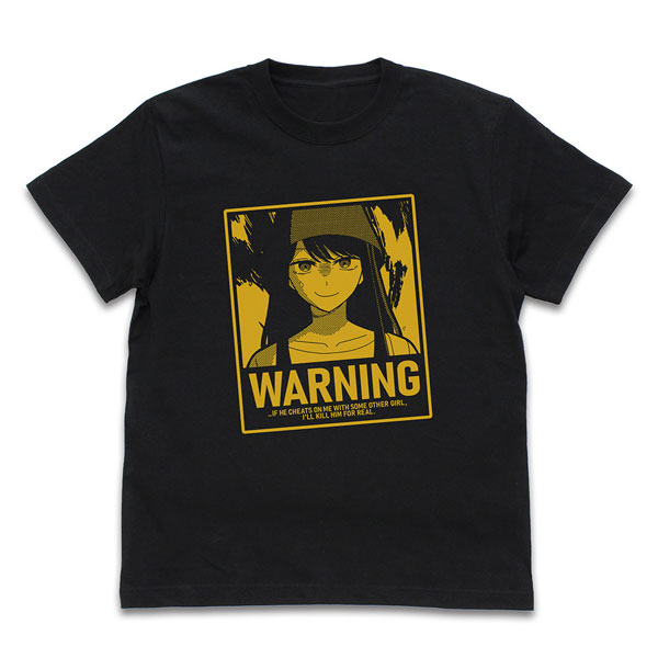 COSPA [Oshi no Ko] Akane Kurokawa If He Cheats On Me With Some Other Girl, I'll Kill Him For Real. T-shirt /BLACK-L