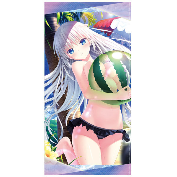 COSPA Summer Pockets REFLECTION BLUE Shiroha Naruse 120cm Big Towel Swimsuit Ver.