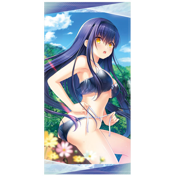 COSPA Summer Pockets REFLECTION BLUE Kamome Kushima 120cm Big Towel Swimsuit Ver.