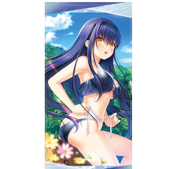 COSPA Summer Pockets REFLECTION BLUE Kamome Kushima 120cm Big Towel Swimsuit Ver. Bild 1