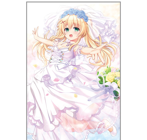 COSPA Summer Pockets REFLECTION BLUE Tsumugi Wenders Acrylic Art Stand Wedding Ver. Bild 1