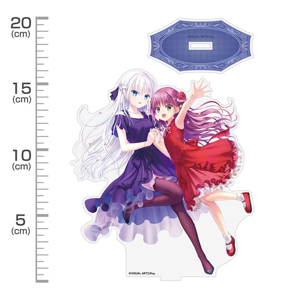 COSPA Summer Pockets REFLECTION BLUE Shiroha Naruse & Umi Katou Acrylic Stand (Big) Party Dress Ver.