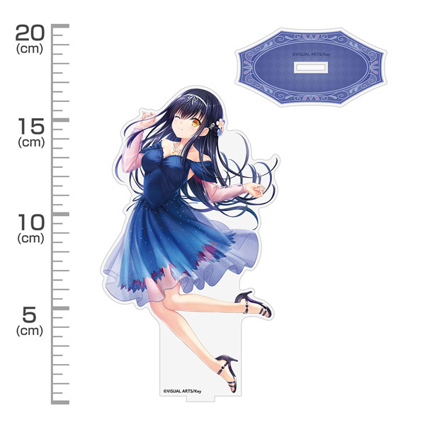 COSPA Summer Pockets REFLECTION BLUE Kamome Kushima Acrylic Stand (Big) Party Dress Ver.